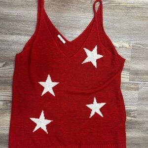 Women's Star Crochet Tank Top - XL